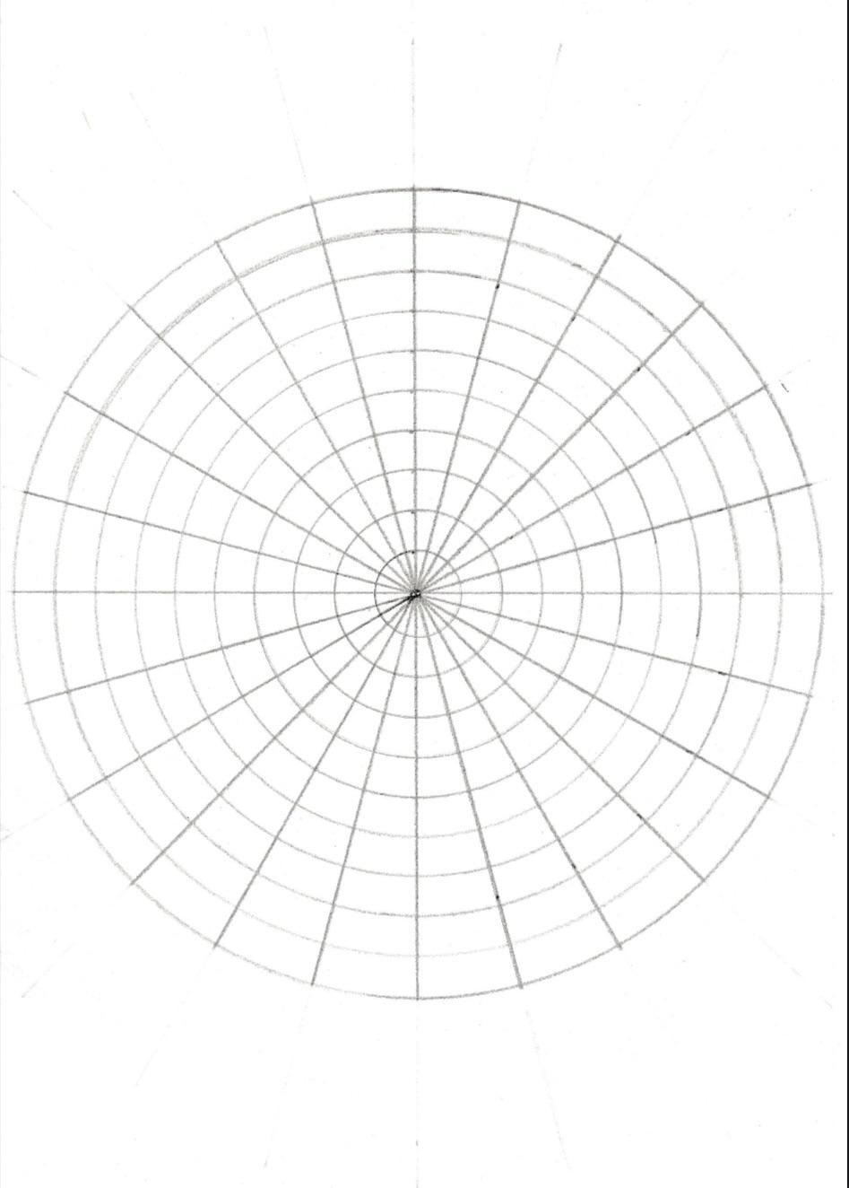 Printable Mandala Grid That I Made 🙃 Please Free Free To Use And for Printable Mandala Graph Paper