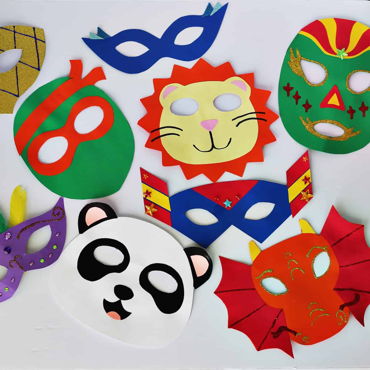 Printable Mask Template For Kids - Childhood Magic in Printable Paper Mask Template