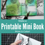 Printable Mini Book! One Piece Of Paper Is All It Takes! In Printable Paper Books