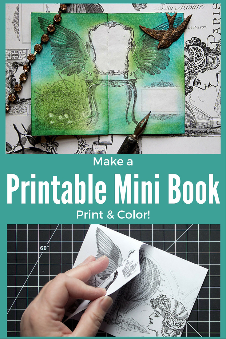 Printable Mini-Book! One Piece Of Paper Is All It Takes! in Printable Paper Books