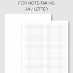 Printable Note Taking Paper With Dot And Square Grid In B5 Grid Paper Printable