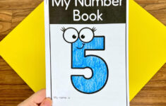 Printable Number Books For Kindergarten - A Spoonful Of Learning regarding Printable Paper Books For Kindergarten