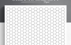Printable Organic Chemistry Paper. Hexagon Paper. Hexagon Grid pertaining to Hex Grid Paper Printable