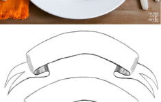 Printable Paper Banner Dinner Plate Place Card - In My Own Style throughout Printable Paper Plates