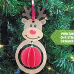 Printable Paper Christmas Ornament   Diy Christmas Ornament Throughout Printable Paper Christmas Decorations