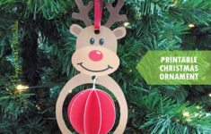 Printable Paper Christmas Ornament - Diy Christmas Ornament throughout Printable Paper Christmas Decorations