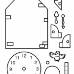 Printable Paper Cuckoo Clock For Kids | Amax Kids With Regard To Paper Clock Printable