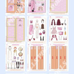 Printable Paper Doll House Diy Busy Book Paper Dolls Dress Up Kit Intended For Printable Paper Doll Books