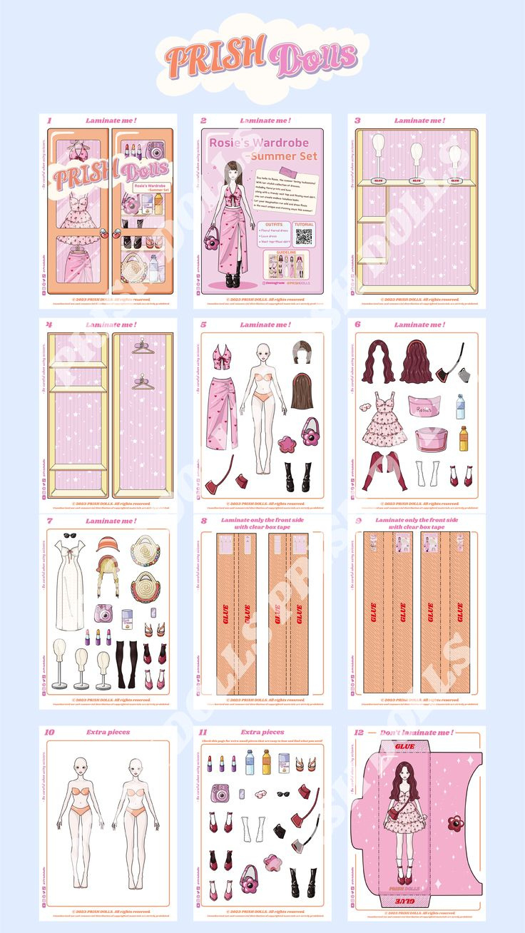 Printable Paper Doll House Diy Busy Book Paper Dolls Dress Up Kit intended for Printable Paper Doll Books