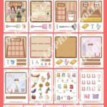 Printable Paper Doll House Diy Busy Book Paper Dolls Dress Up Kit With Printable Paper Doll Books