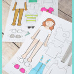 Printable Paper Doll Templates  Color And Play   The Kitchen Table Inside Free Printable Paper Doll Cutouts