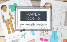 Printable Paper Doll Templates- Color And Play - The Kitchen Table with Printable Paper Doll Templates Free