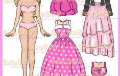 Printable Paper Doll with Free Printable Paper Doll Clothes Patterns