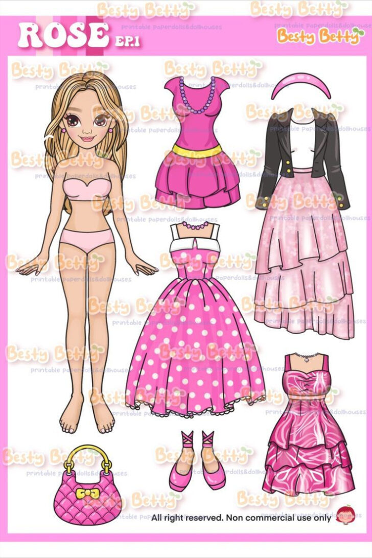 Dress Up Paper Dolls Printable