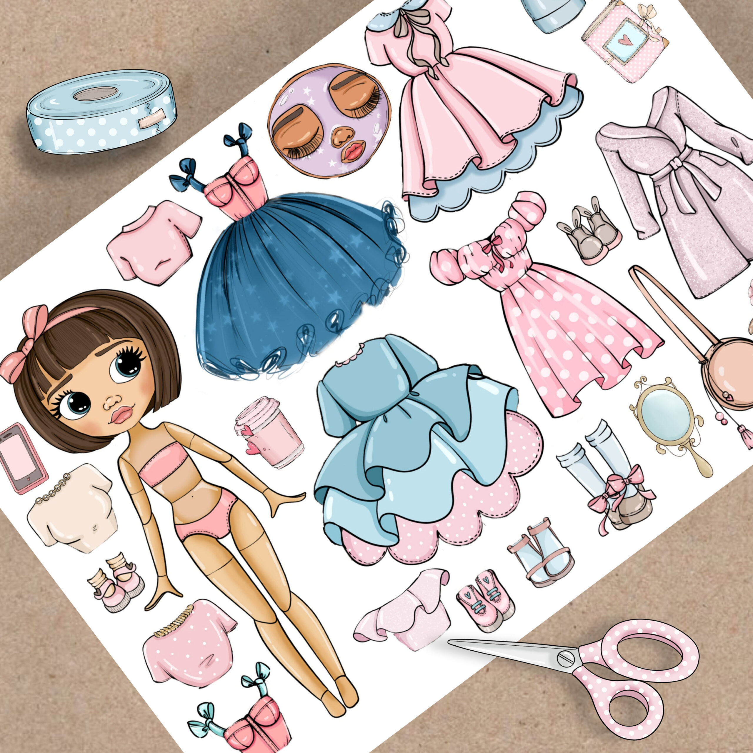 Printable Paper Dolls And Clothes Top in Printable Paper Doll Clothes