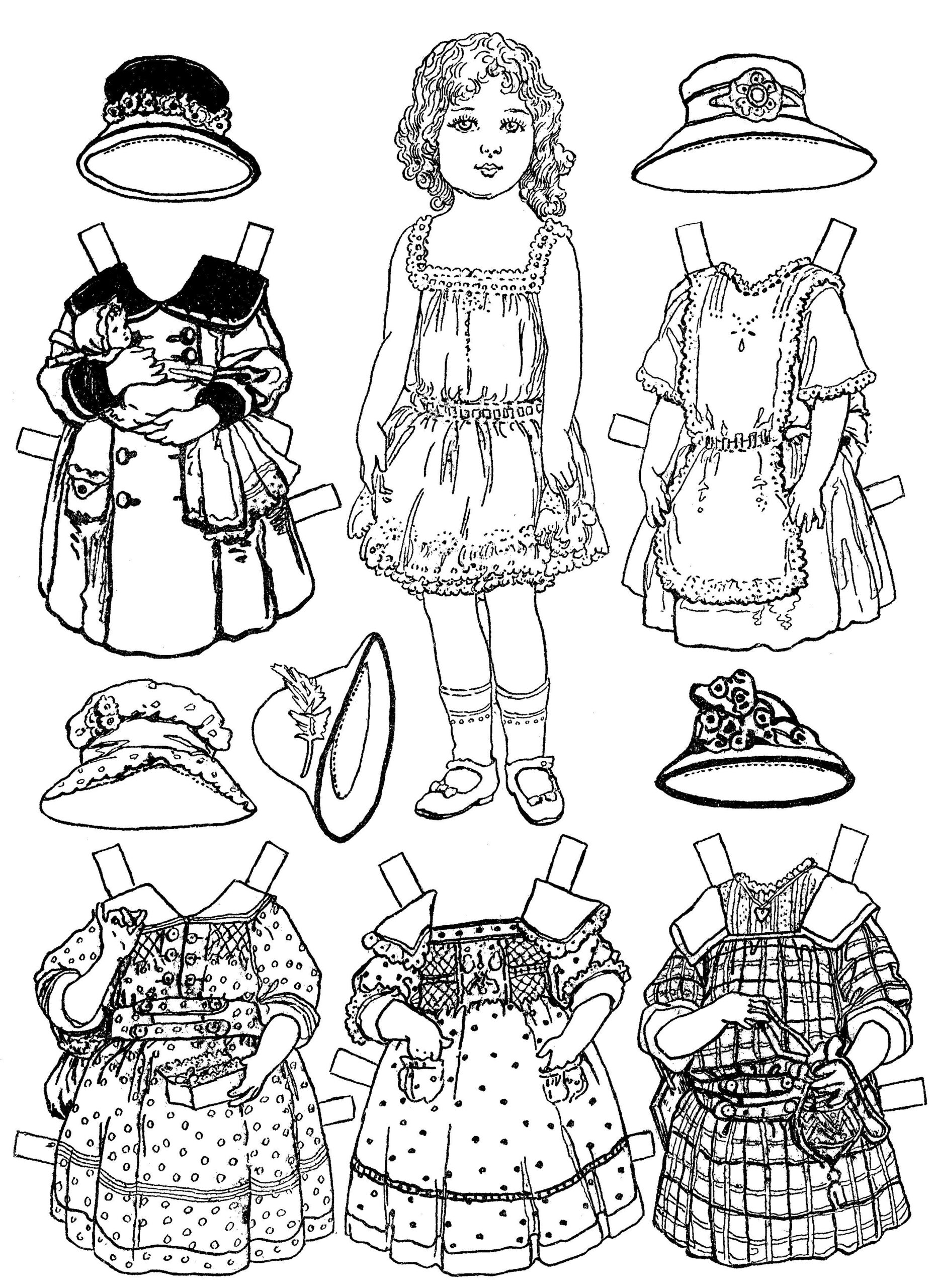Printable Paper Dolls To Color Outlet regarding Coloring Pages Printable Paper Dolls