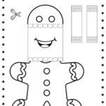 Printable Paper Gingerbread Man Christmas Puppet   Festive Diy Regarding Printable Paper Craft For Kids