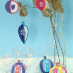 Printable Paper Ornaments   The Craft Train Inside Printable Paper Christmas Ornaments