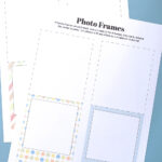 Printable Paper Picture Frame For Cute Polaroid Inspired Photos For Printable Paper Frames
