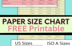Printable Paper Size Chart (Free!) - Leap Of Faith Crafting regarding Printable Paper Size Letters