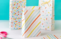 Printable Party Favor Bags - Design Eat Repeat within Printable Paper Bag Template Free