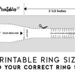 Printable Ring Size Chart   Find Your Ring Size Easy   World Of For Printable Paper Ring Size Chart