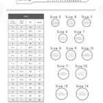 Printable Ring Size Chart | Lukas Casting House Intended For Printable Paper Ring Size Chart