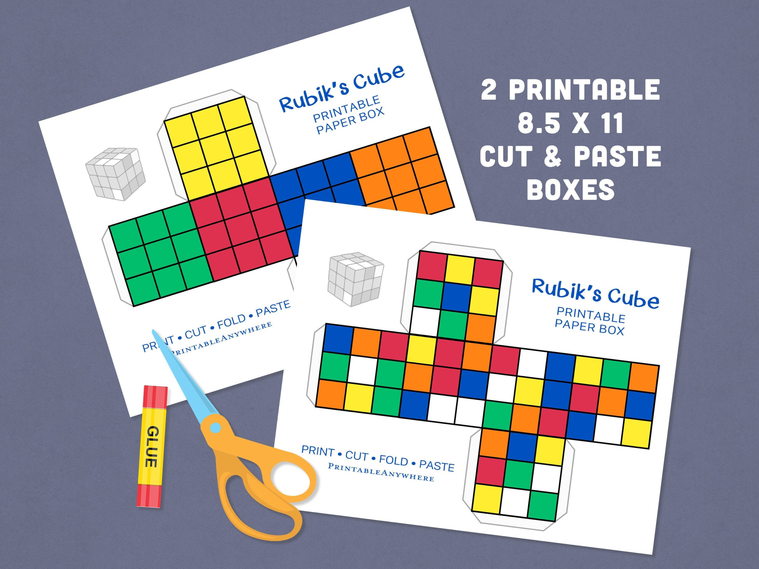 Printable Paper Rubik s Cube Template Grid Paper Printable