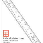 Printable Rulers   Free 12" Rulers   Inch Calculator Throughout Printable Paper Tape Measure