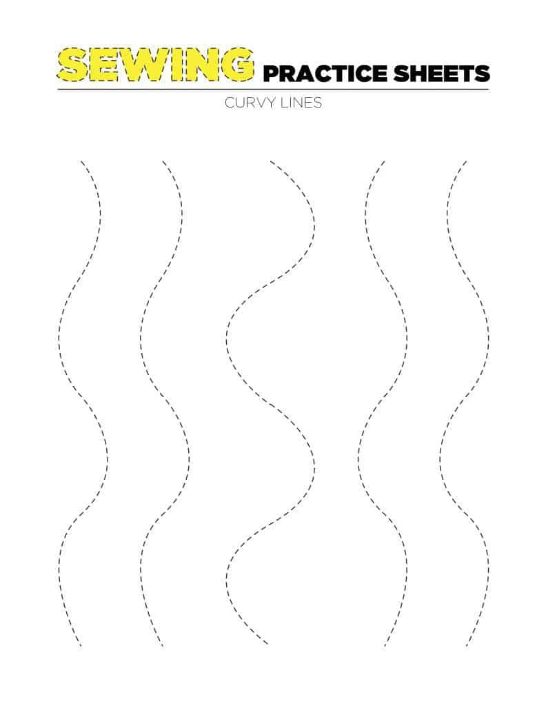 Printable Sewing Practice Sheets – Beginner Sewing Projects inside Sewing Printable Paper