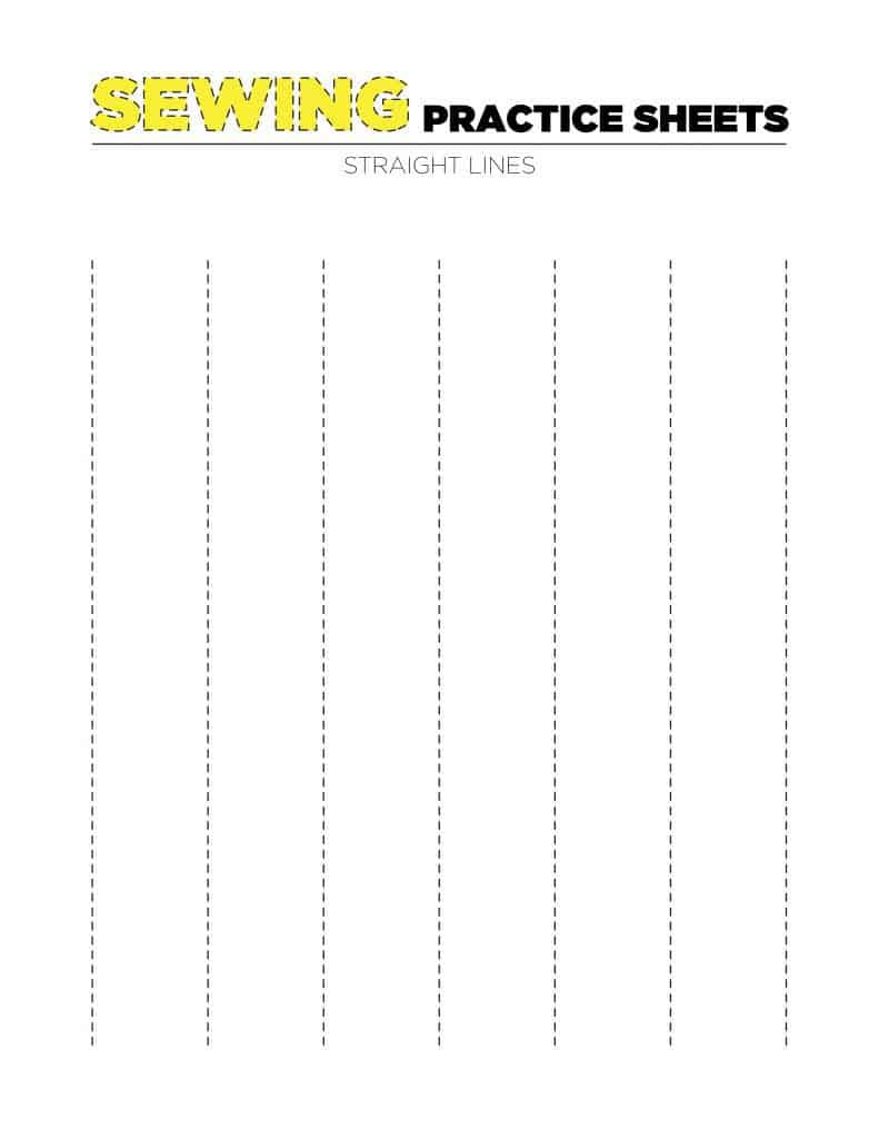 Printable Sewing Practice Sheets – Beginner Sewing Projects within Sewing Printable Paper