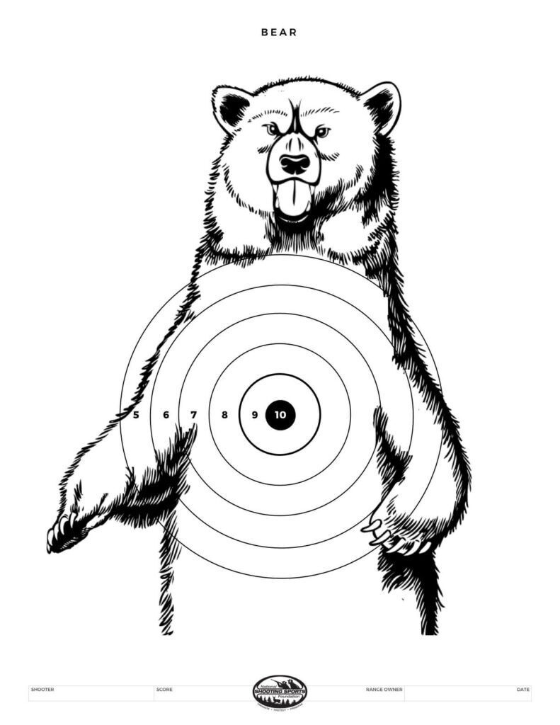 Printable Shooting Targets And Gun Targets • Nssf in Printable Paper Targets For Bb Guns