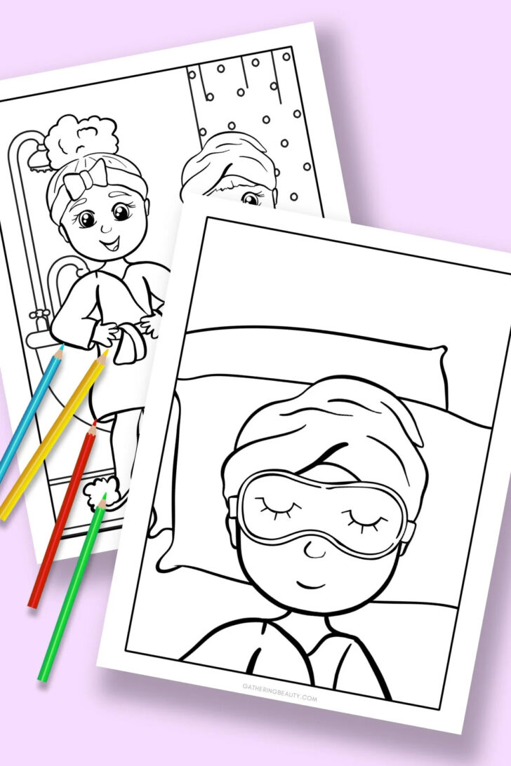 Spa Day Printable Paper