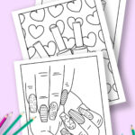Printable Spa Day Colouring Pages — Gathering Beauty Intended For SPA Printable Paper