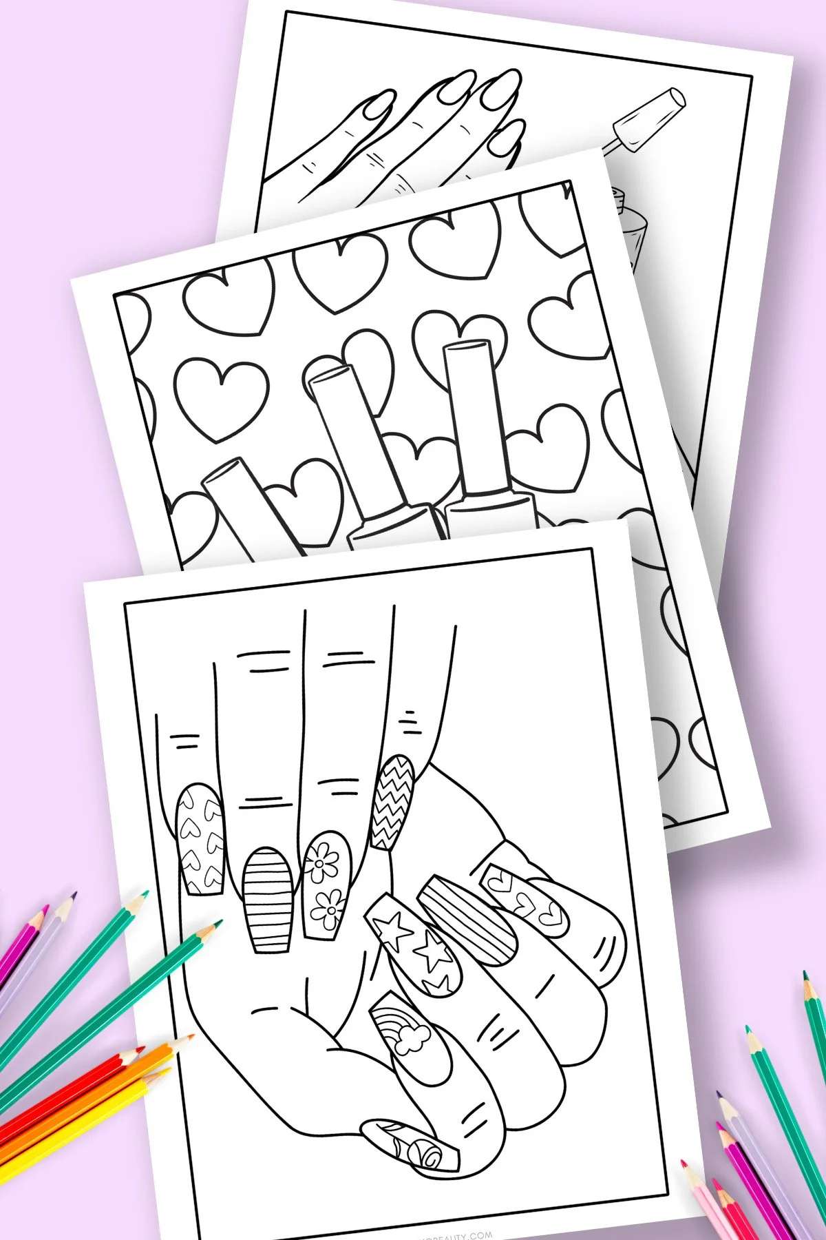 Printable Spa Day Colouring Pages — Gathering Beauty throughout Spa Day Printable Paper