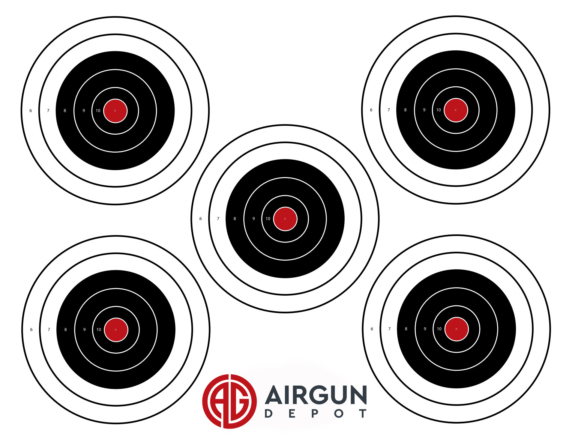 Printable Targets | Airgun Depot with regard to Printable Paper Targets For Bb Guns