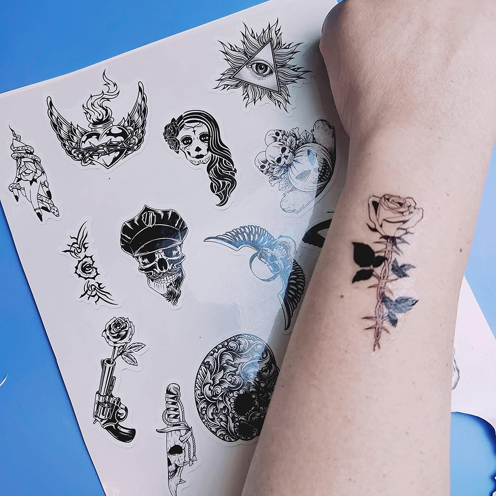 Printable Temporary Tattoo Paper 5 Sets 8.5 in Tattoo Printable Paper