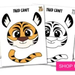 Printable Tiger Paper Bag Puppet Template – Simple Mom Project Regarding Animal Free Printable Paper Bag Puppet Templates