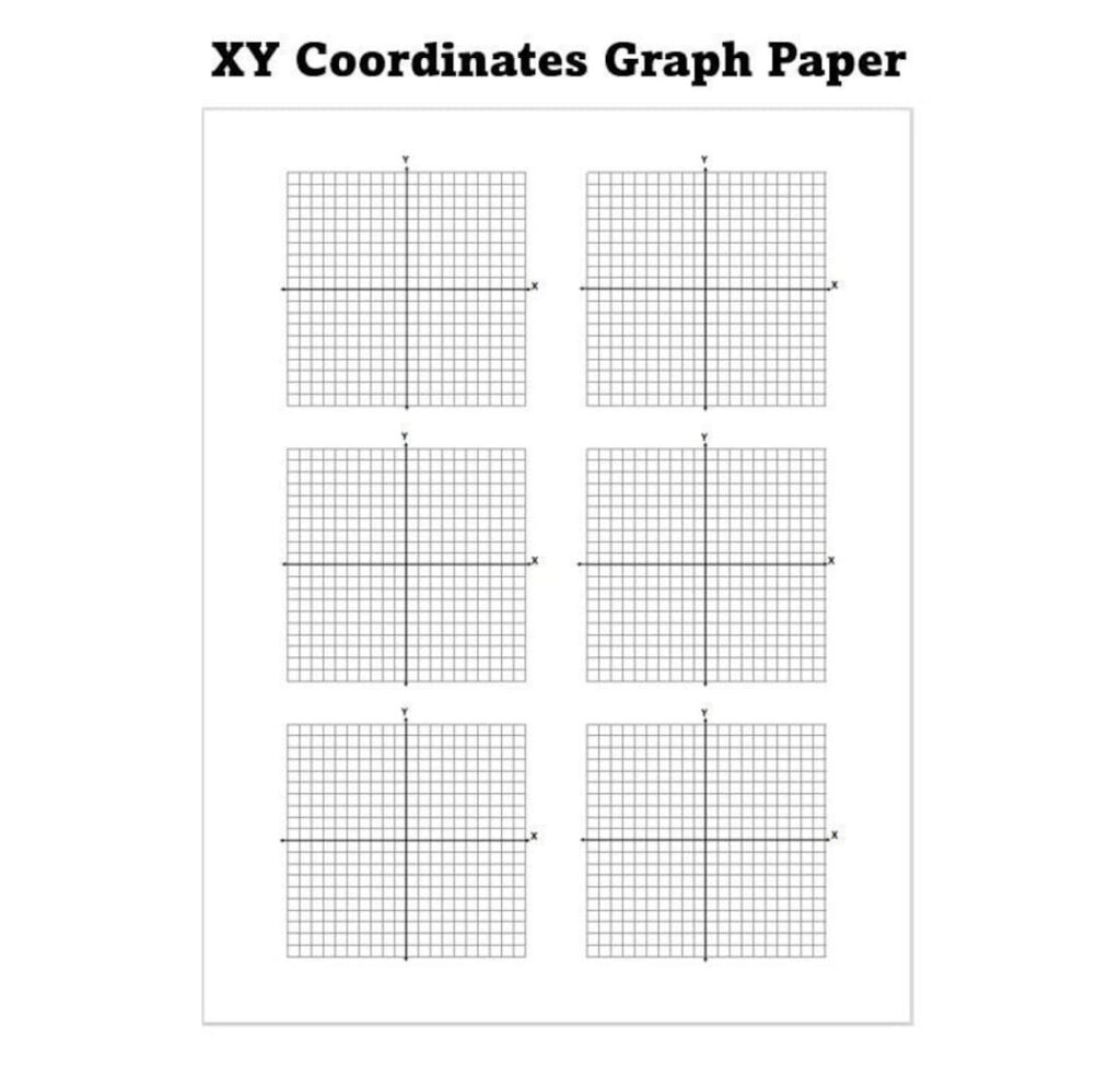 Algebra Graph Paper Printable | Grid Paper Printable