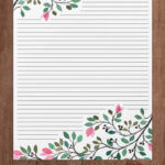 Printabled Lined Stationery – Free Pertaining To Watercolor Printable Paper