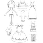 Printables — Anne Dejong Art In Printable Paper Doll Outline