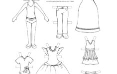 Printables — Anne Dejong Art in Printable Paper Doll Outline
