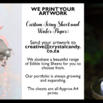 Printed Edible Icing Sheets – Crystal Candy In Edible Printable Paper For Cakes