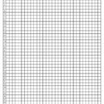 Quarter Inch Graph Paper With Line Numbers   Etsy Intended For One Quarter Inch Graph Paper Printable