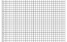 Quarter-Inch Graph Paper With Line Numbers - Etsy intended for One Quarter Inch Graph Paper Printable