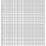 Quarter Inch Graph Paper With Line Numbers   Etsy Pertaining To 1/4 Inch Grid Paper Printable