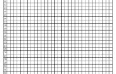 Quarter-Inch Graph Paper With Line Numbers - Etsy pertaining to 1/4 Inch Grid Paper Printable