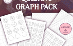 Quilting Graph Paper And Blocks, Printable Quilt Planning Pdf within Quilt Graph Paper Printable