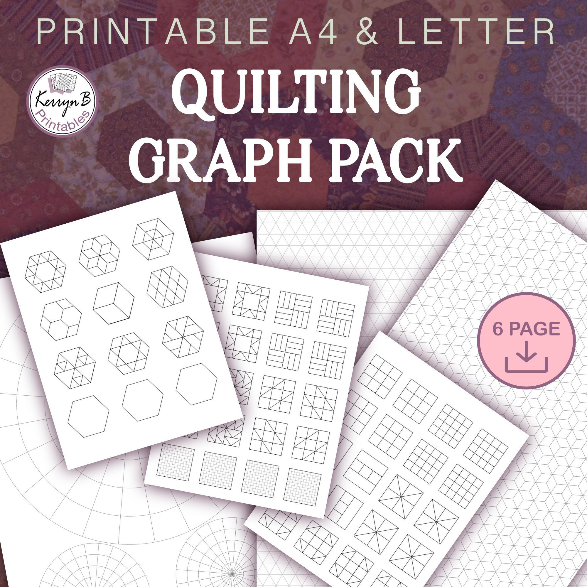 Quilting Graph Paper And Blocks, Printable Quilt Planning Pdf within Quilt Graph Paper Printable