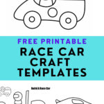 Race Car Template Fun Paper Kids Craft   Within Free Printable Paper Car Templates Free Download